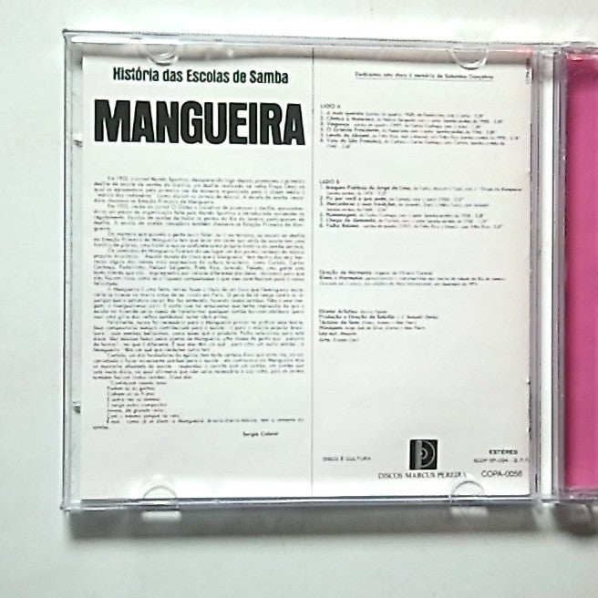 História Das Escolas De Samba - Mangueira (CD, 2011)