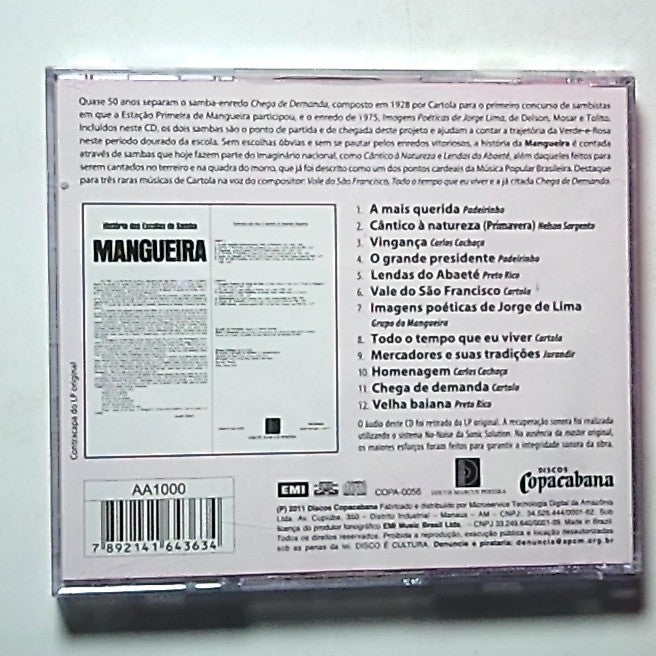 História Das Escolas De Samba - Mangueira (CD, 2011)