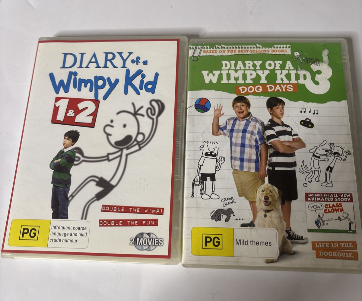 Diary of a Wimpy Kid 1, 2, 3 (DVD, 3-Disc) Region 4