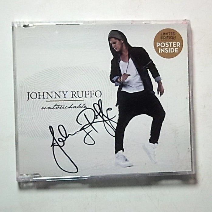 Johnny Ruffo – Untouchable (CD, 2013) Australia Promo, Signed 88883745572