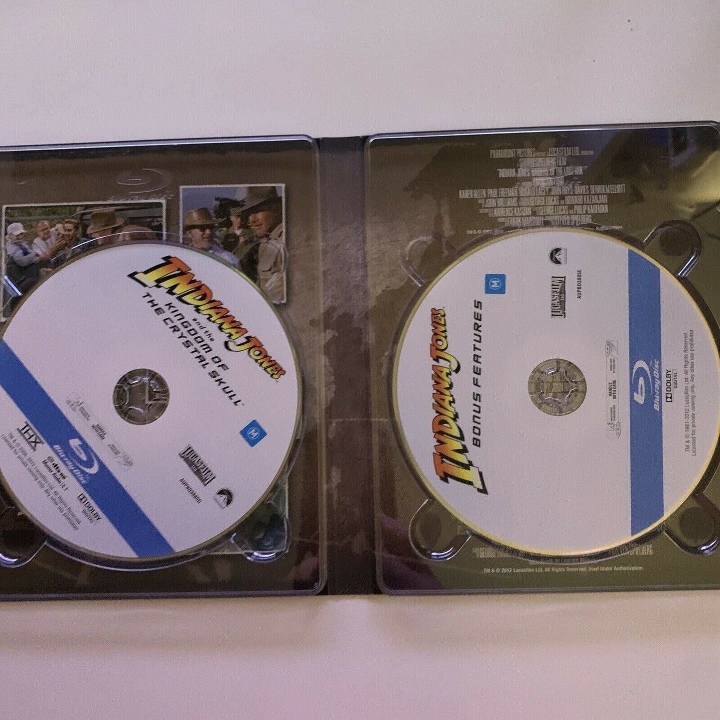 Indiana Jones : The Complete Adventures (Blu-Ray, 5-Disc) Includes 35mm Film
