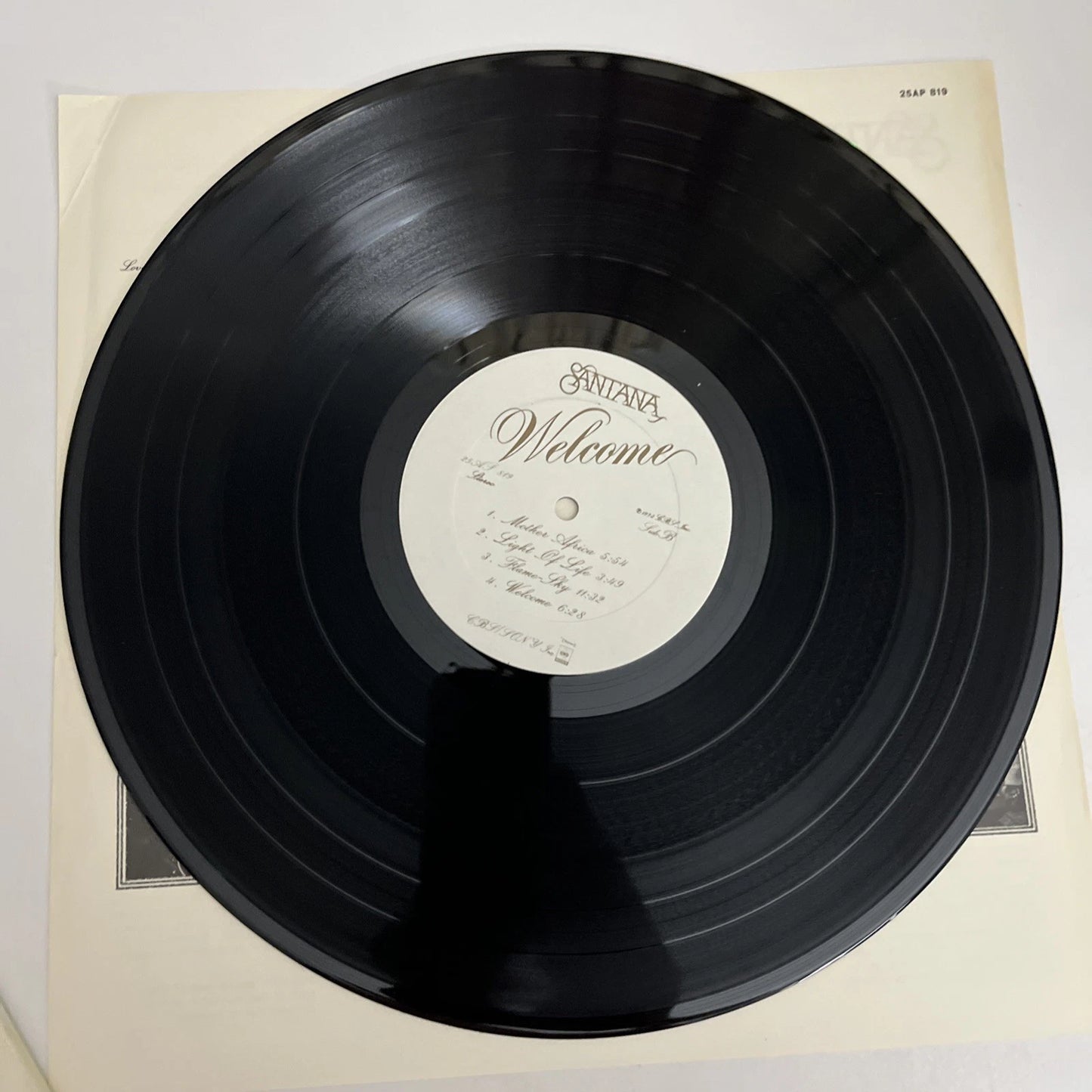 Santana – Welcome (Vinyl, 1978) Japan LP Gatefold Album Record 25AP 819