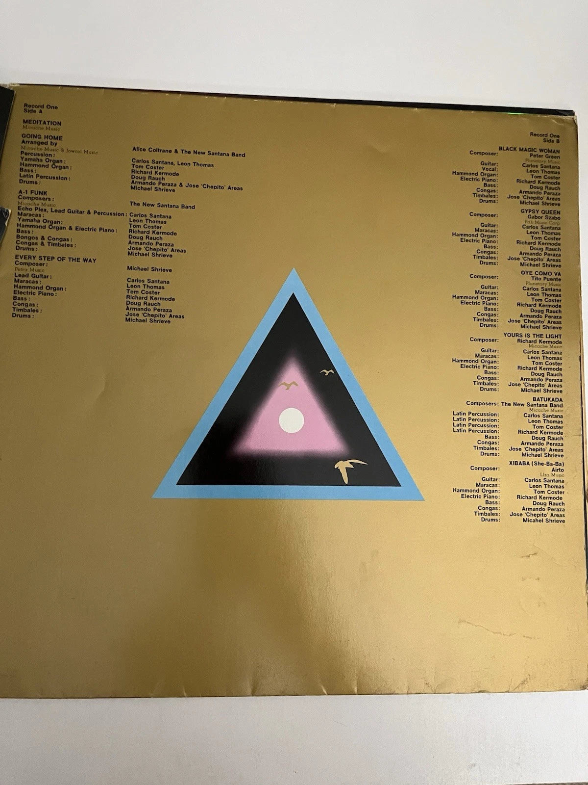 Santana – Lotus (Vinyl, 1974) Japan 3xLP Gatefold Record SOPZ 7-8-9