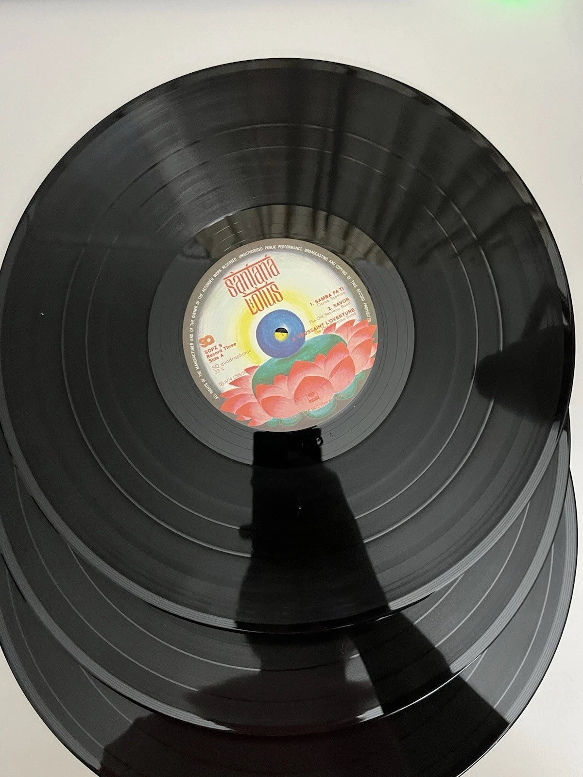 Santana – Lotus (Vinyl, 1974) Japan 3xLP Gatefold Record SOPZ 7-8-9