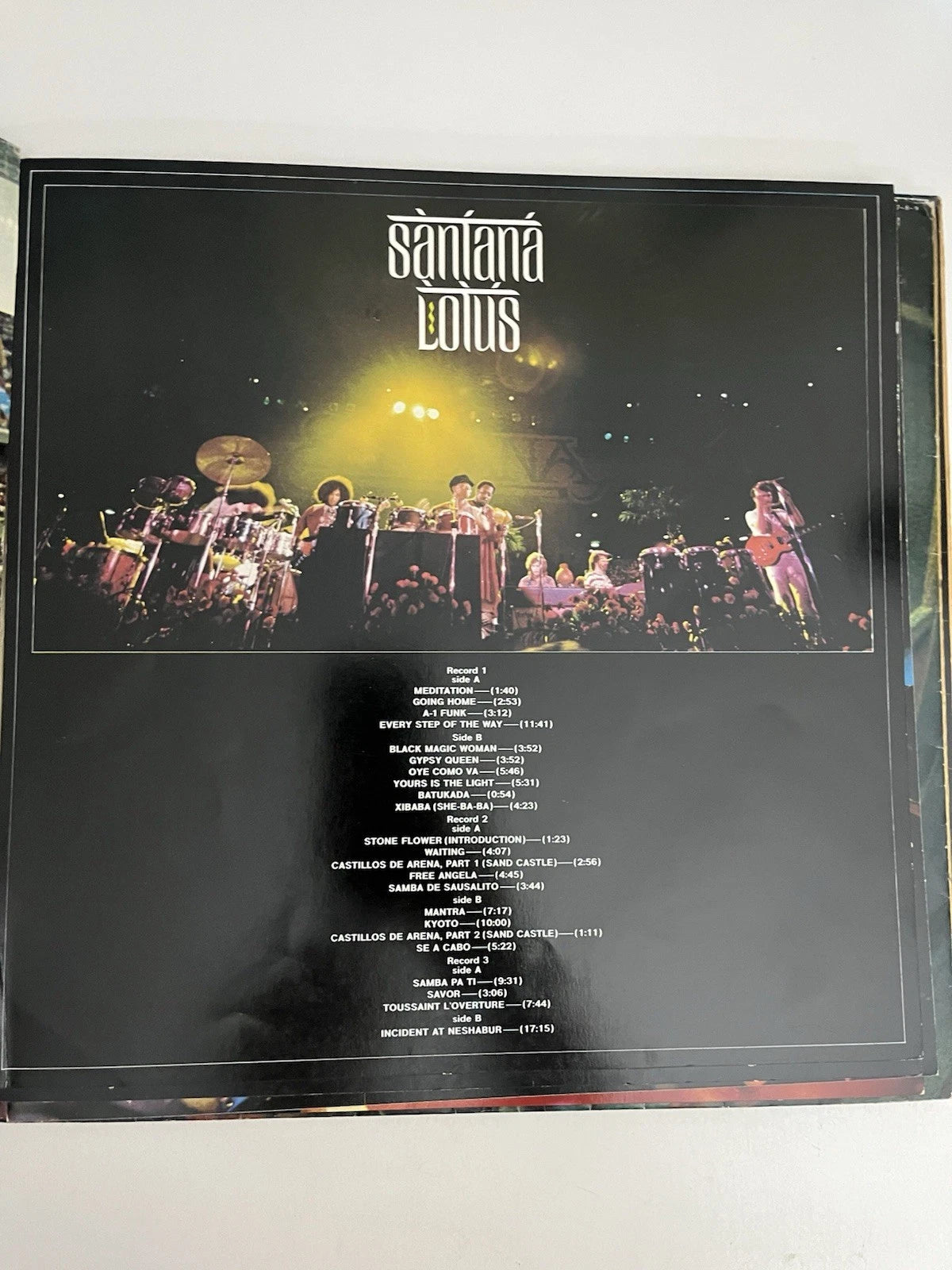 Santana – Lotus (Vinyl, 1974) Japan 3xLP Gatefold Record SOPZ 7-8-9