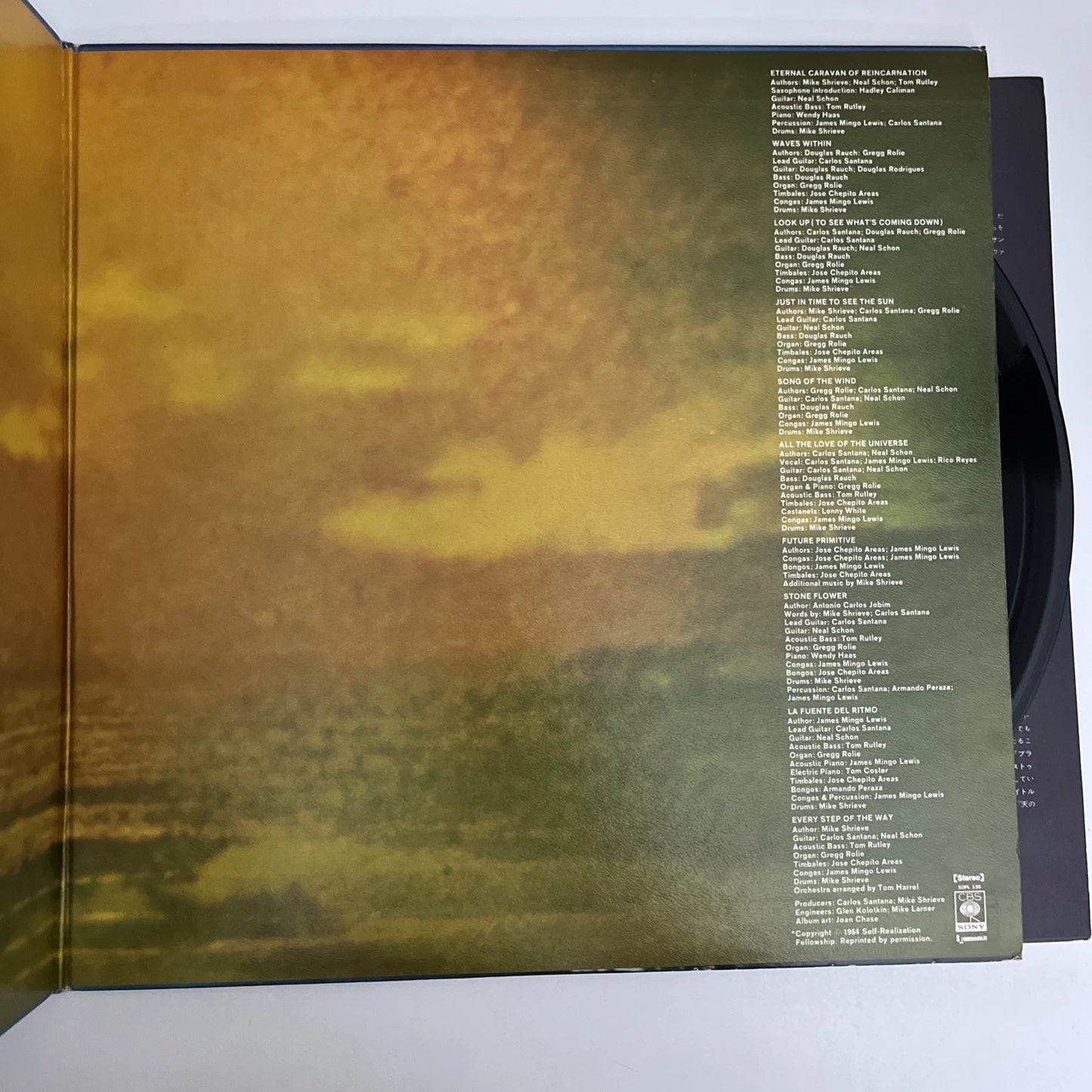 Santana – Caravanserai (Vinyl, 1972) Japan LP Album Record SOPL 130