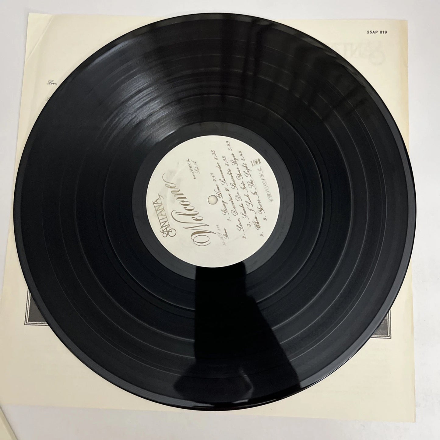 Santana – Welcome (Vinyl, 1978) Japan LP Gatefold Album Record 25AP 819
