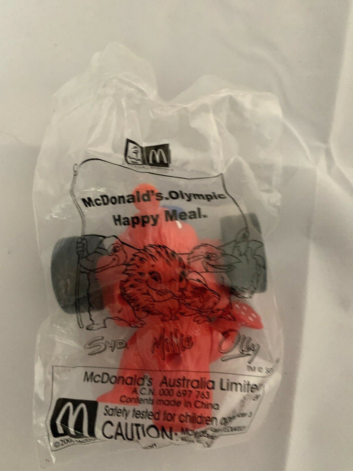 McDonald's Happy Meal Syd Platypus Sydney Olympic Toy From  2000