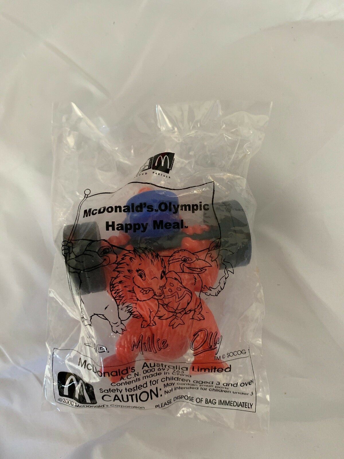 McDonald's Happy Meal Syd Platypus Sydney Olympic Toy From 2000  Sealed