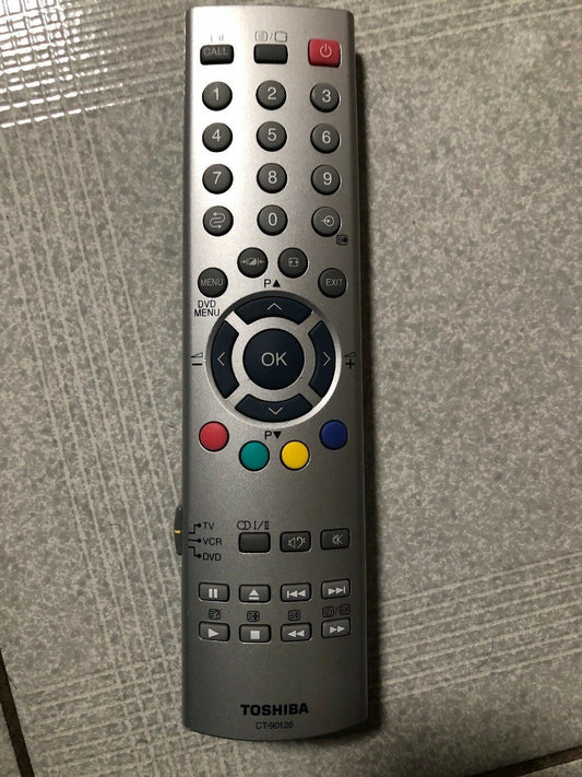 Genuine Toshiba TV DVD Remote Control CT-90126