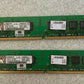2x 1GB Kingston KVR800D2N5/1G PC2-6400U DDR2 Non-ECC 240-Pin Desktop Memory RAM