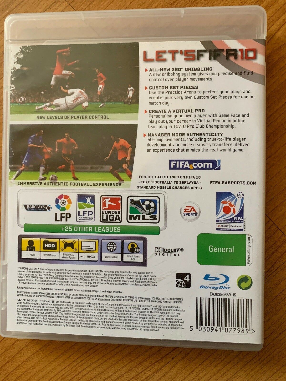 Fifa 10 (PS3 Playstation 3 Game) in GREAT condition with Game Booklet