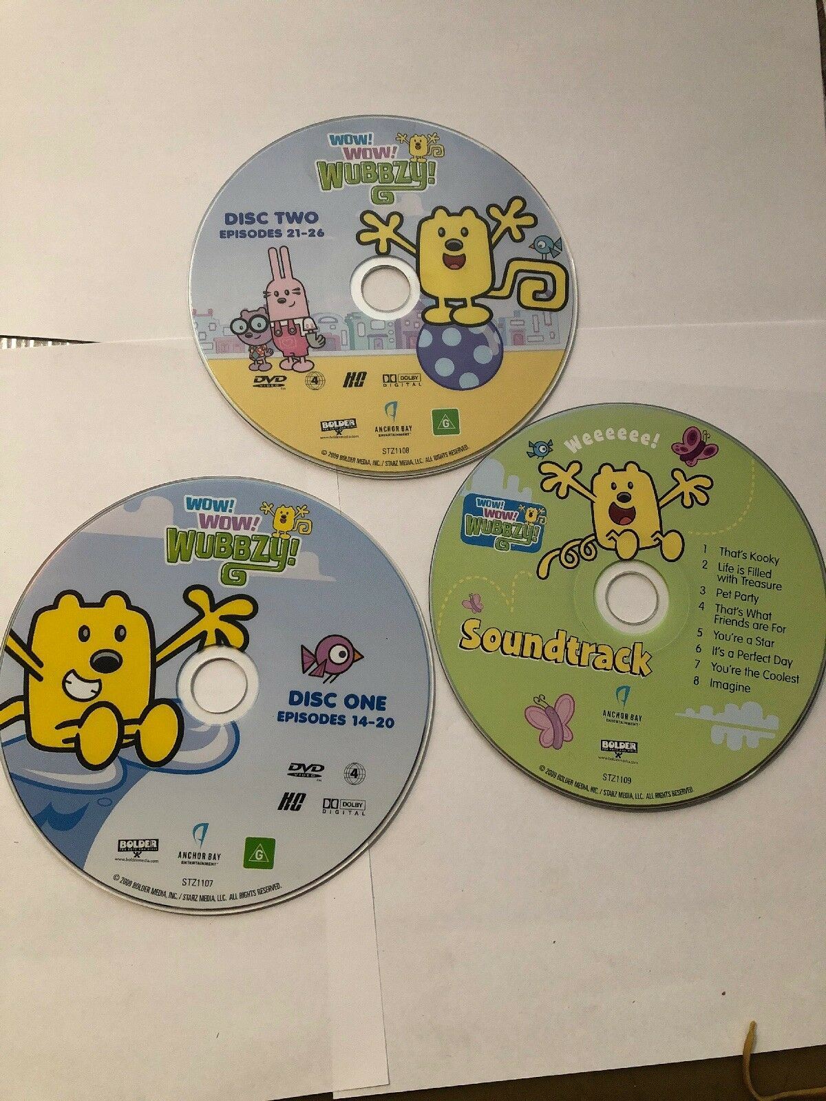 Wow! Wow! Wubbzy! : Season 1 (DVD, 2007, 2-Disc Set)