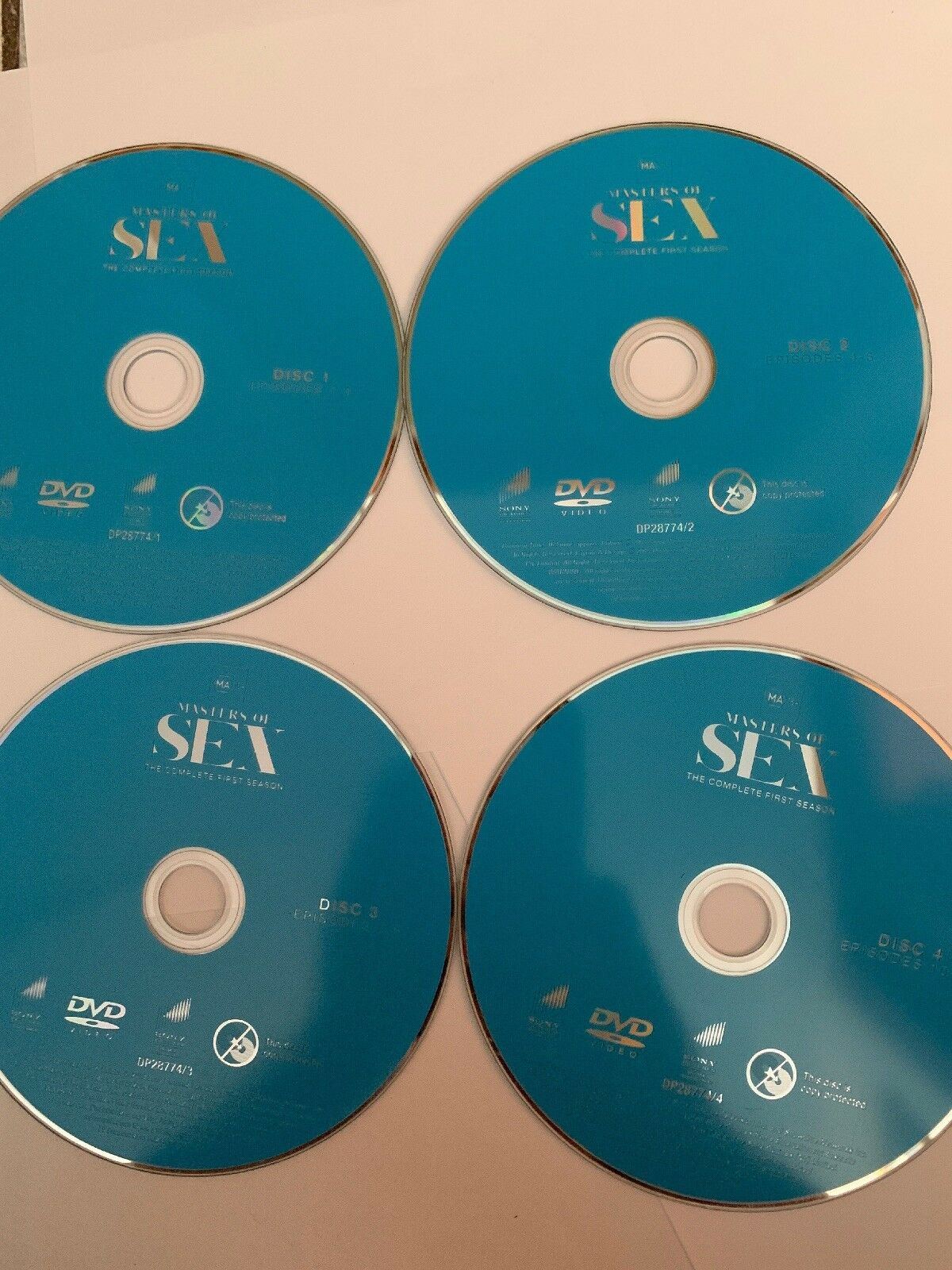 Masters Of Sex : Season 1 (DVD, 2014, 3-Disc Set)