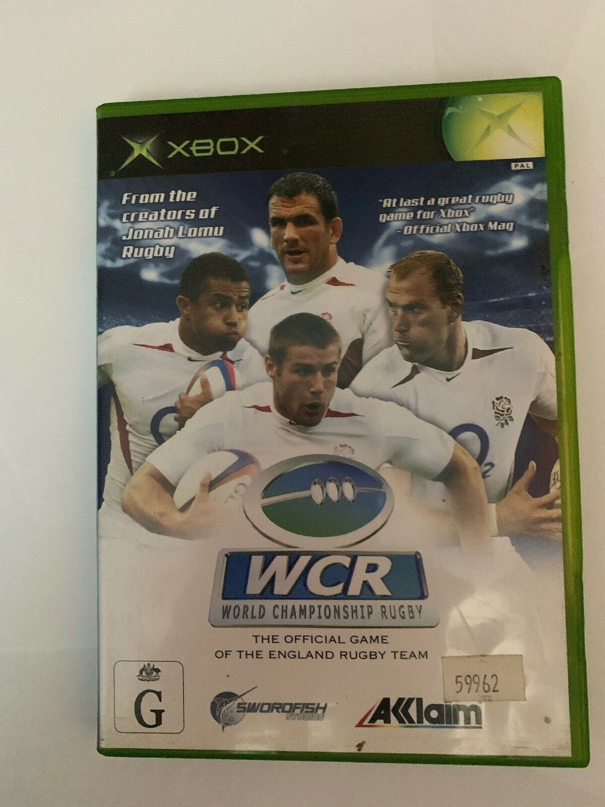 World Championship Rugby WCR Union (Microsoft Xbox Original, 2004) Complete