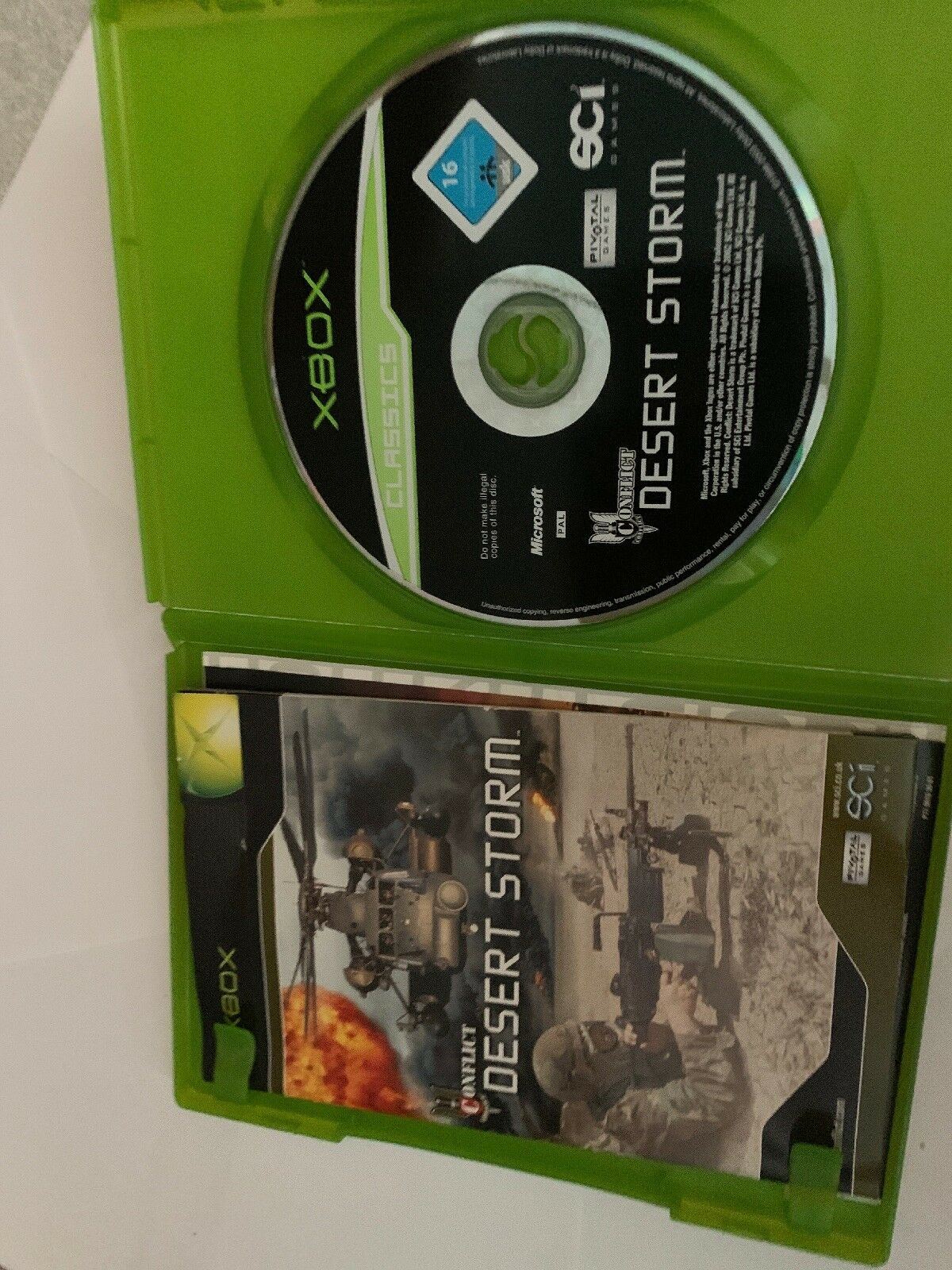 Xbox Original - Conflict Desert Storm - Very Good Condition Including Manual