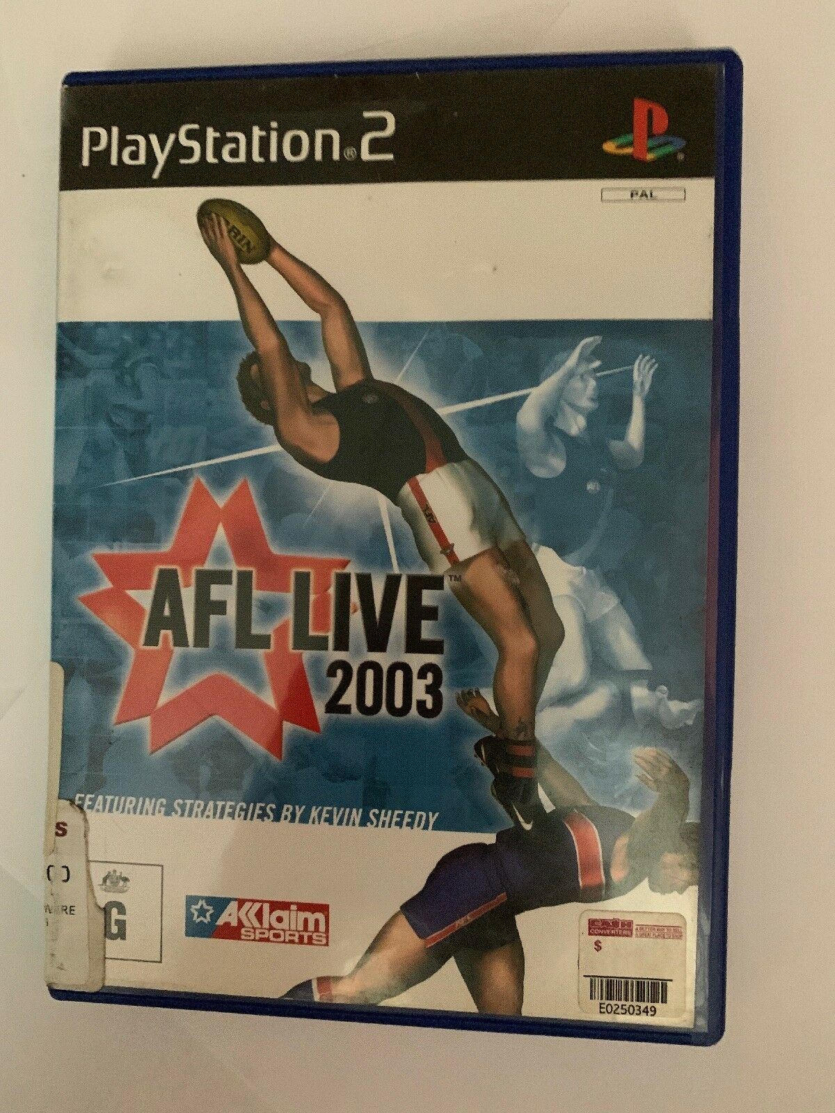 AFL Live 2003 PS2 Playstation 2 Australian Football League Footy Game