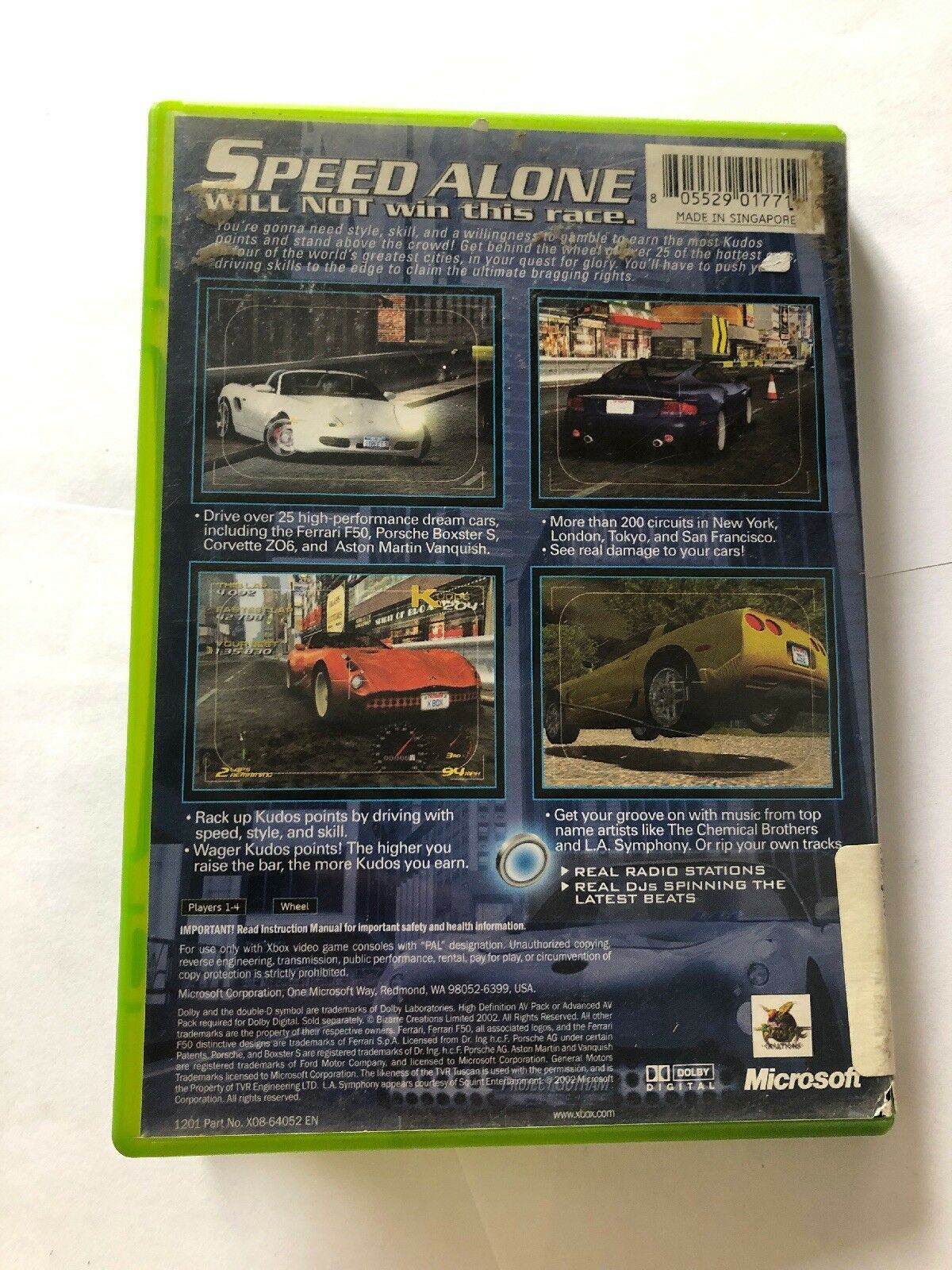 Project Gotham Racing - Microsoft Xbox Original PAL