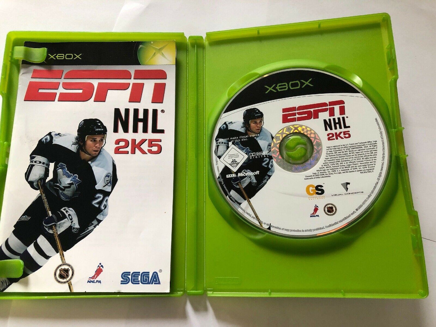 ESPN NHL 2K5 - Xbox Original with Manual