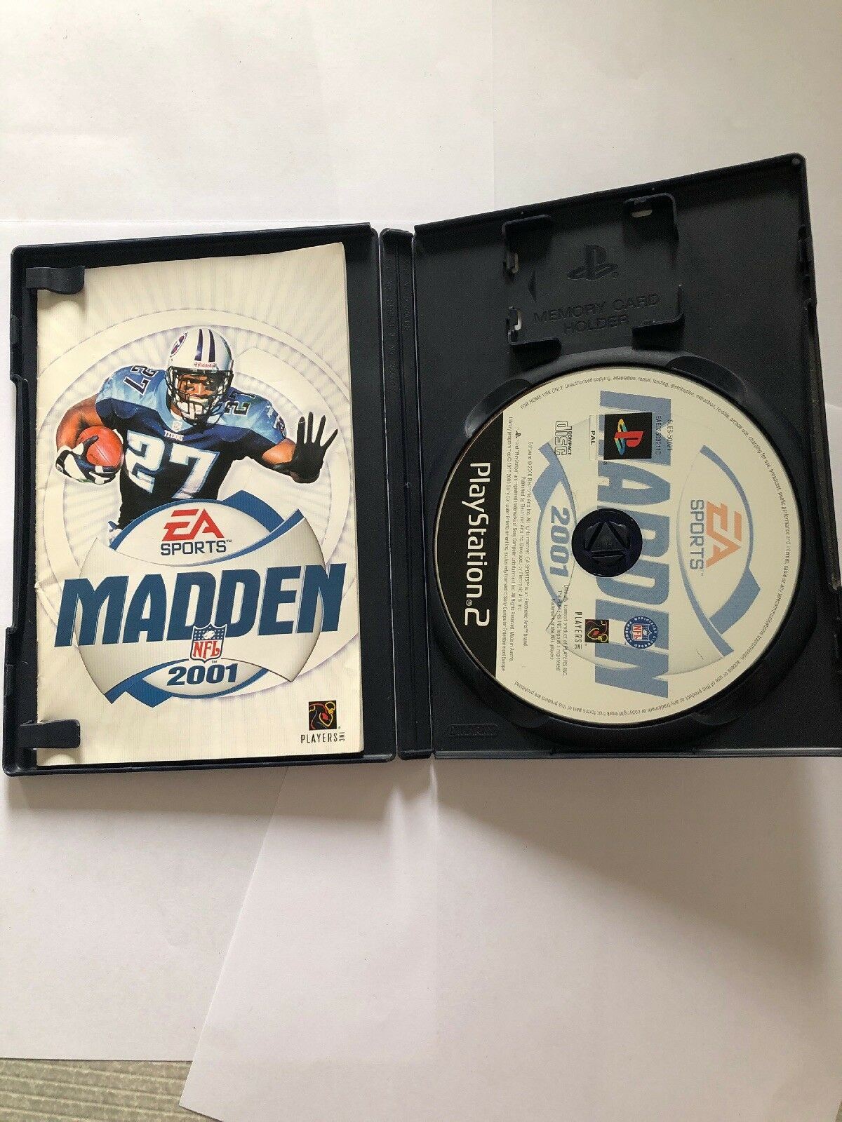 Madden NFL 2001 PS2 Game with Manual