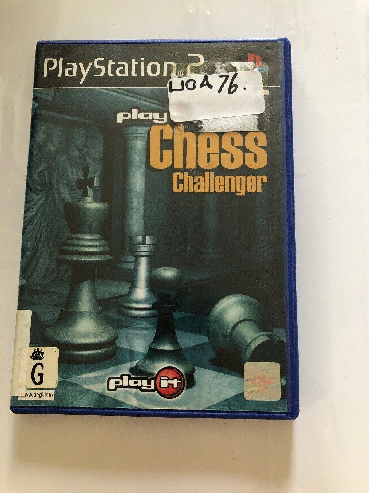 Play it Chess Challenger (Sony Playstation 2 PS2 Pal Complete - Free Shipping!