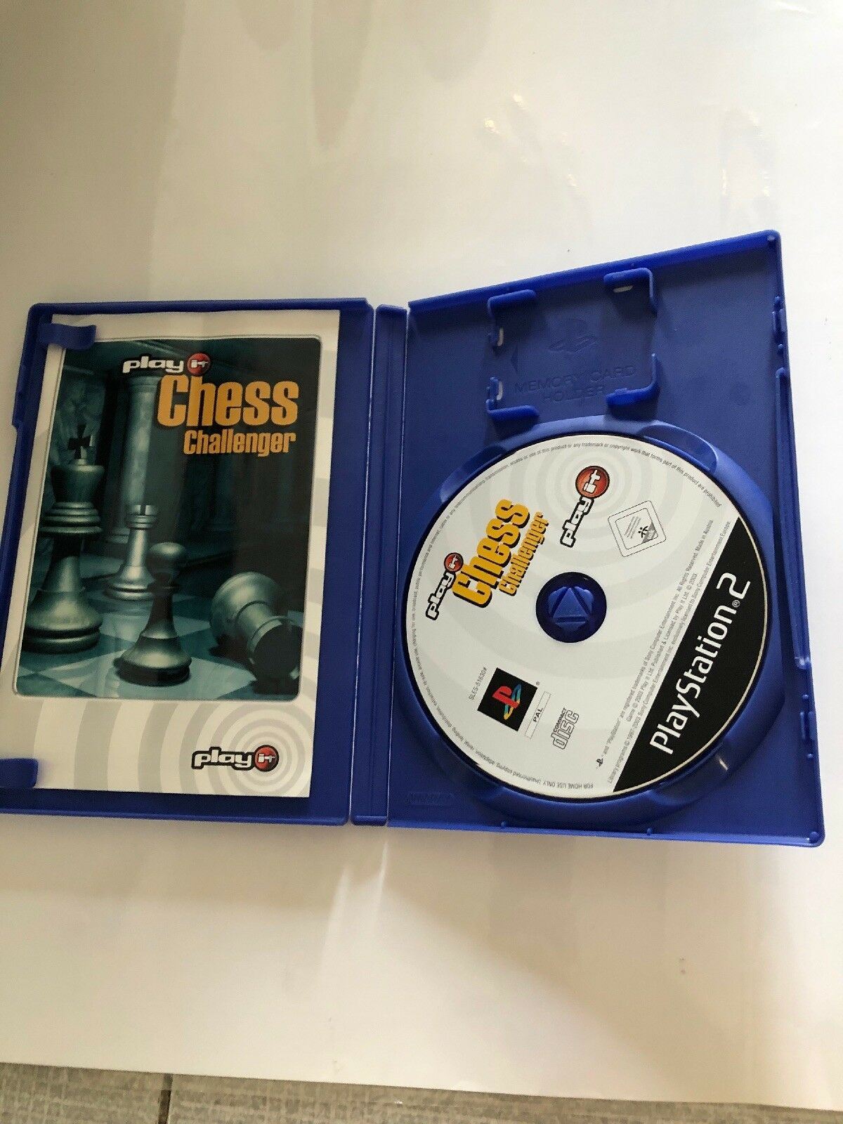 Play it Chess Challenger (Sony Playstation 2 PS2 Pal Complete - Free Shipping!