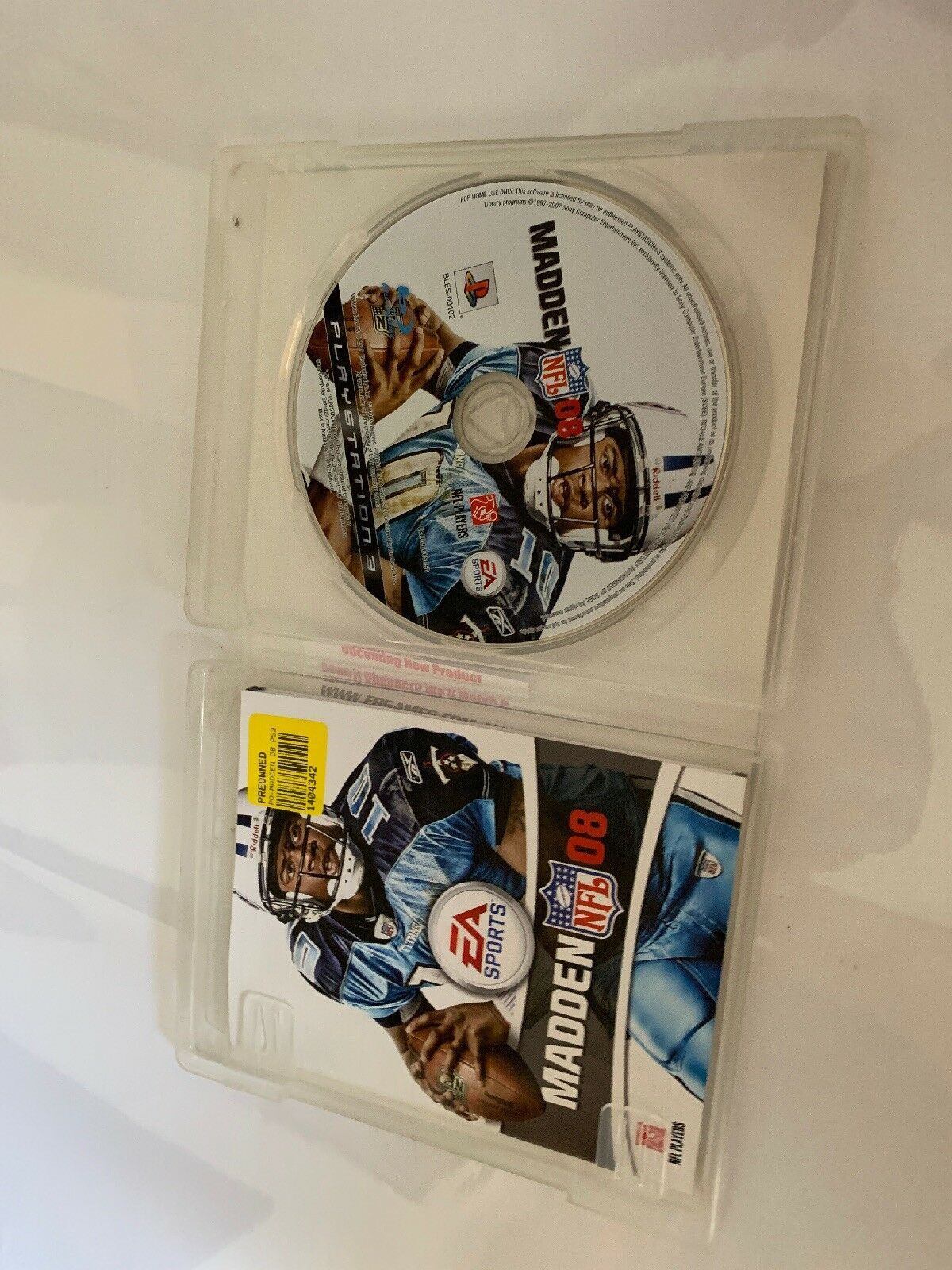 Madden NFL 08 / 2008 - Playstation 3 Game with Manual