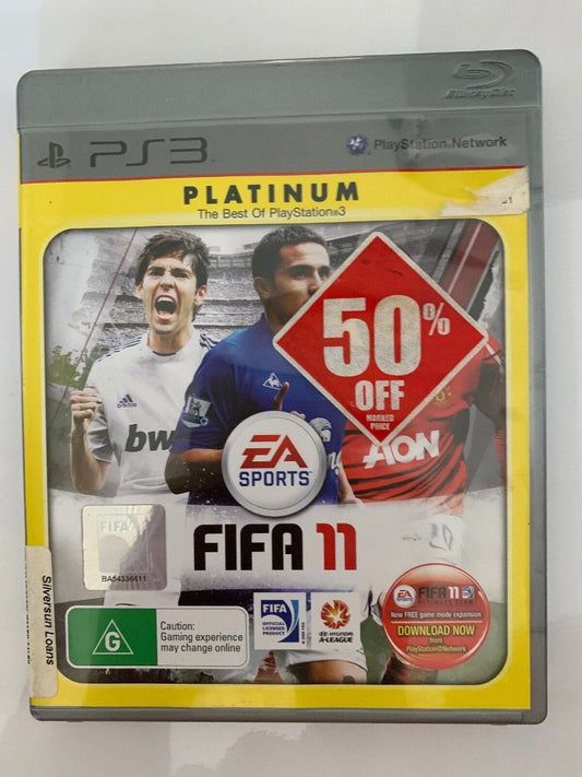 FIFA 11 PLATINUM -  Sony Playstation 3 PS3 Game PAL + Booklet