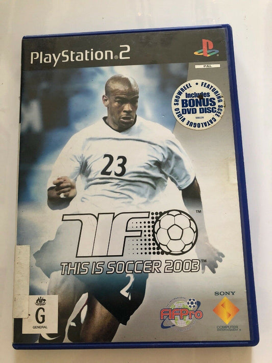 This Is Soccer 2003 - PS2 PlayStation 2 PAL Game