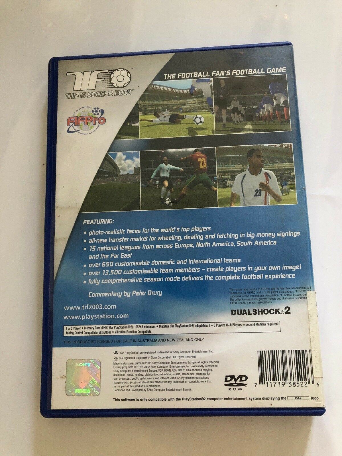 This Is Soccer 2003 - PS2 PlayStation 2 PAL Game