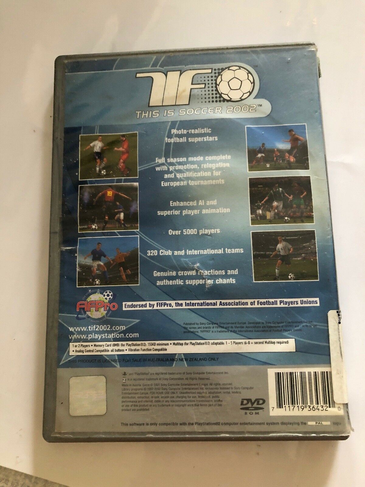 This is Soccer 2002 - PS2 Game Football Sports Playstation 2 PAL