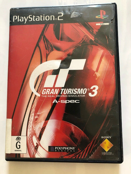 Gran Turismo 3: A-Spec - (Sony PlayStation 2, 2001) - Free Shipping!