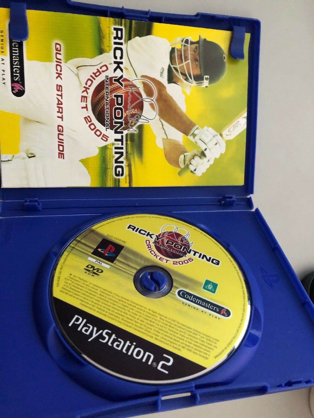 Ricky Ponting International Cricket 2005 - Playstation PS2 PAL Game