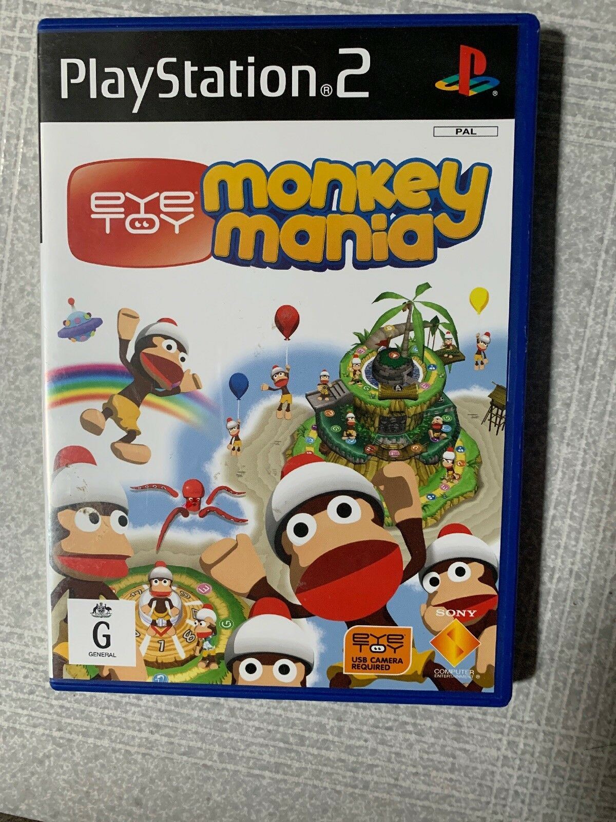 EyeToy Monkey Mania - Sony PlayStation 2 PS2 PAL Game With Manual