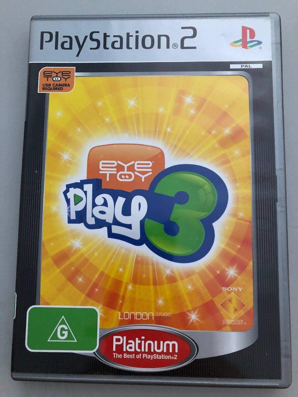 EyeToy: Play 3 Platinum Edition - Sony PS2 PAL Game