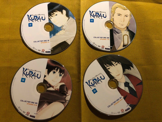 Kurau - Phantom Memory Collection (DVD, 2010, 4-Disc Set)