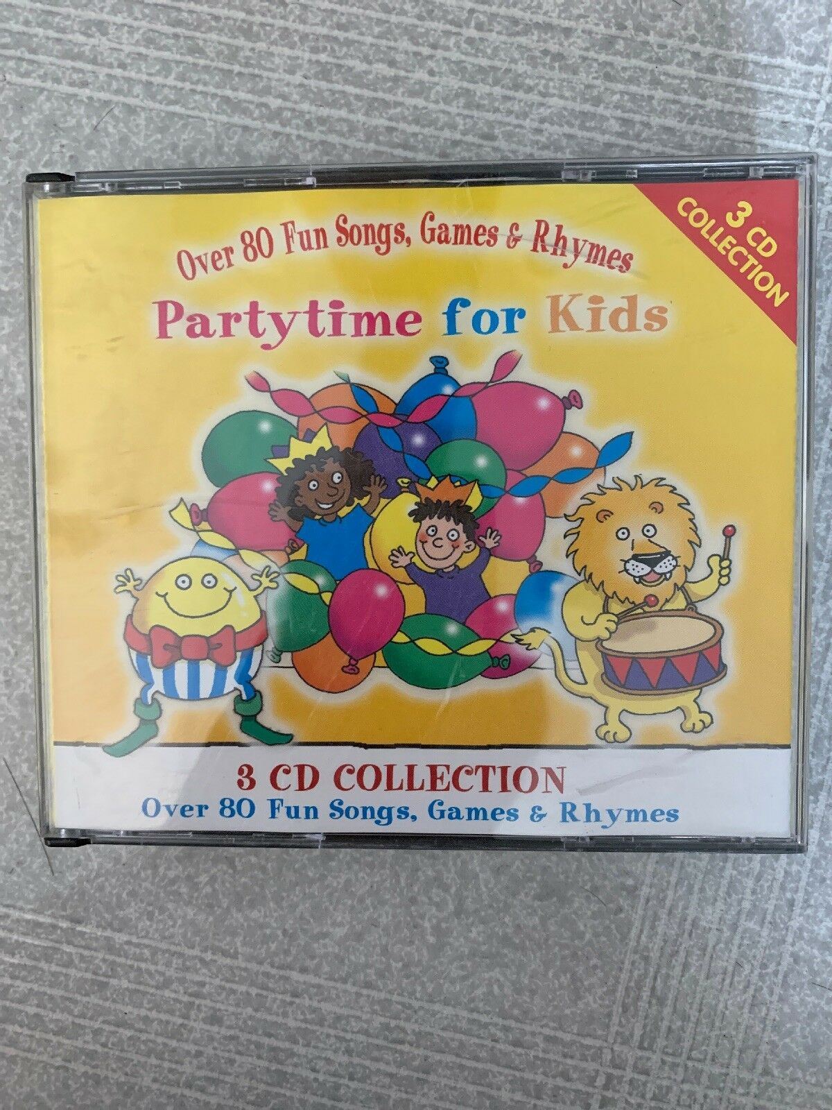 Partytime For Kids 3 Cd Collection. 80 Fun Songs, Games & Rymes