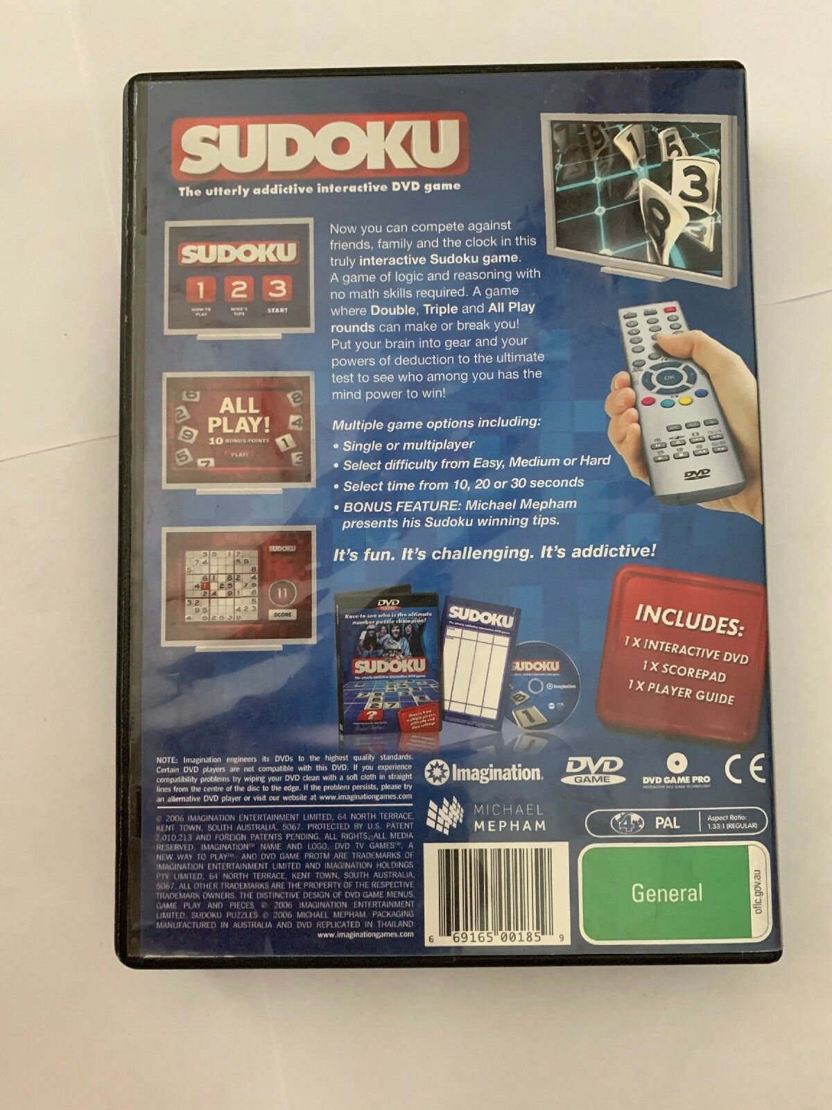 Sudoku Interactive DVD Game New DVD Region 4 Sealed