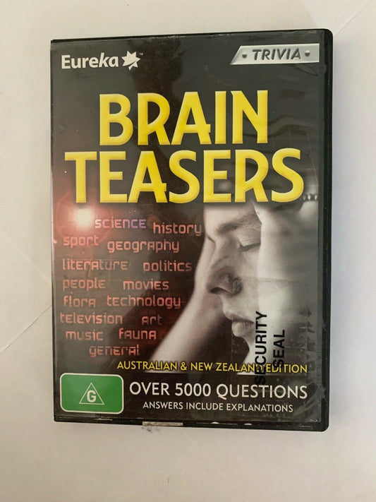 Brain Teasers Eureka, MAC/ PC CD Rom Game