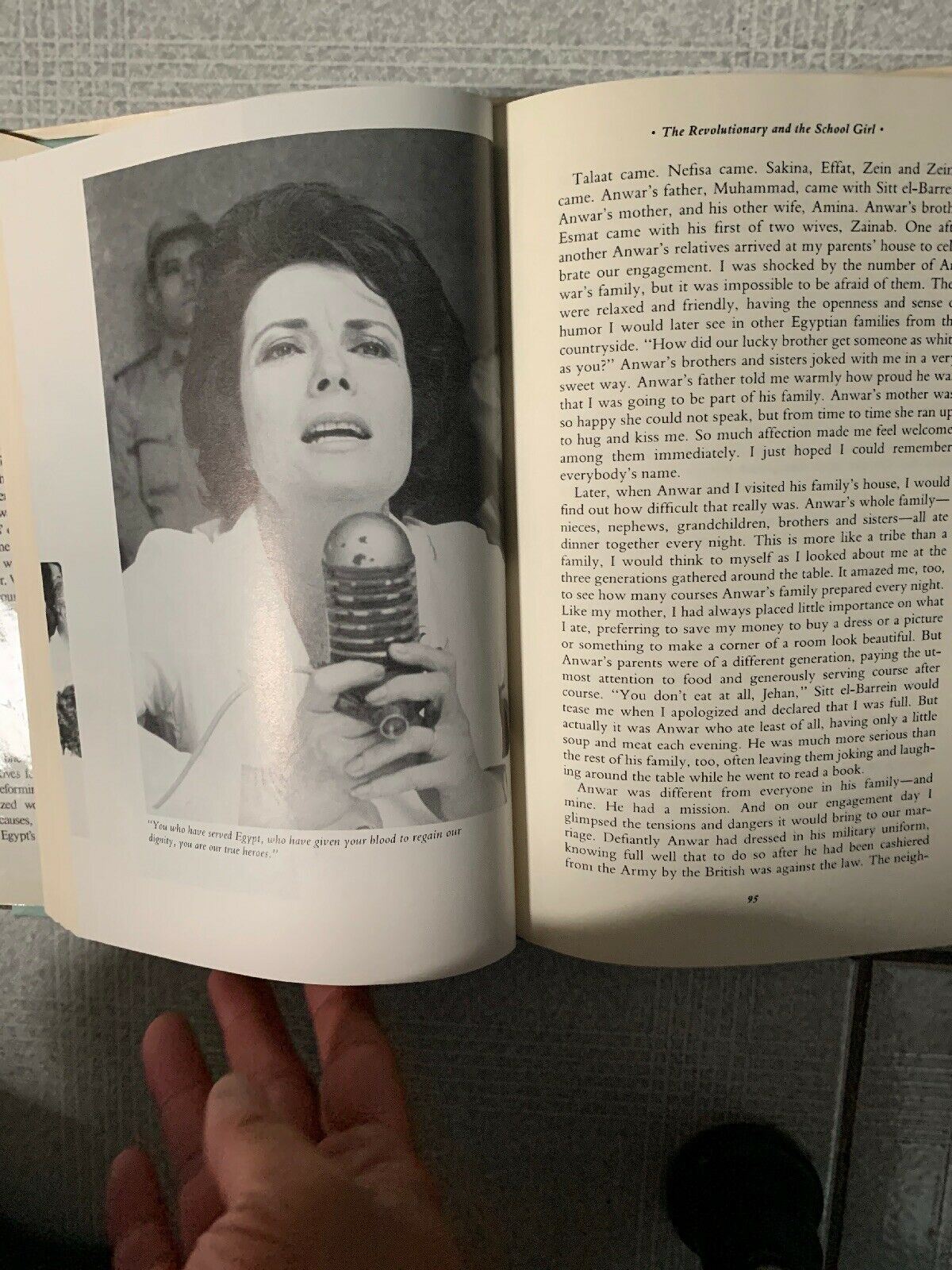 A Woman Of Egypt, Jehan Sadat (1987) Vintage Hardcover Book