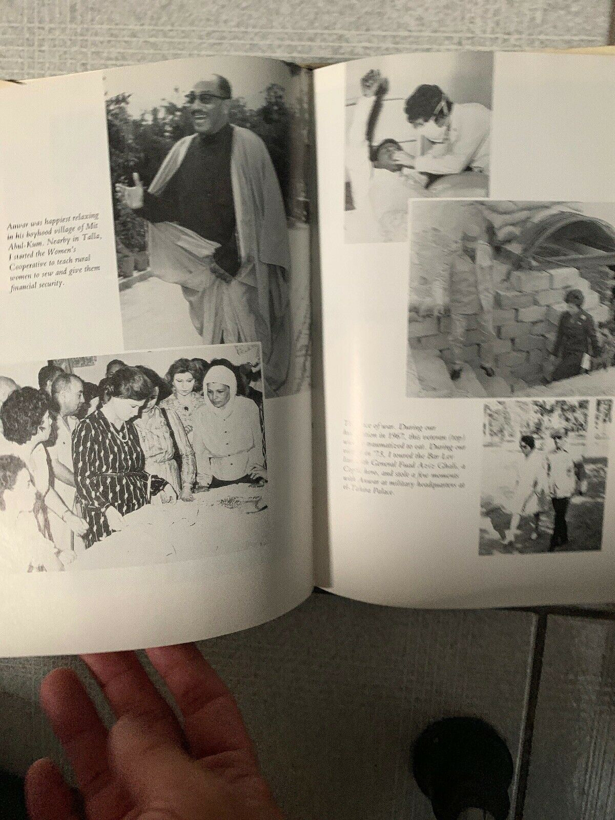 A Woman Of Egypt, Jehan Sadat (1987) Vintage Hardcover Book