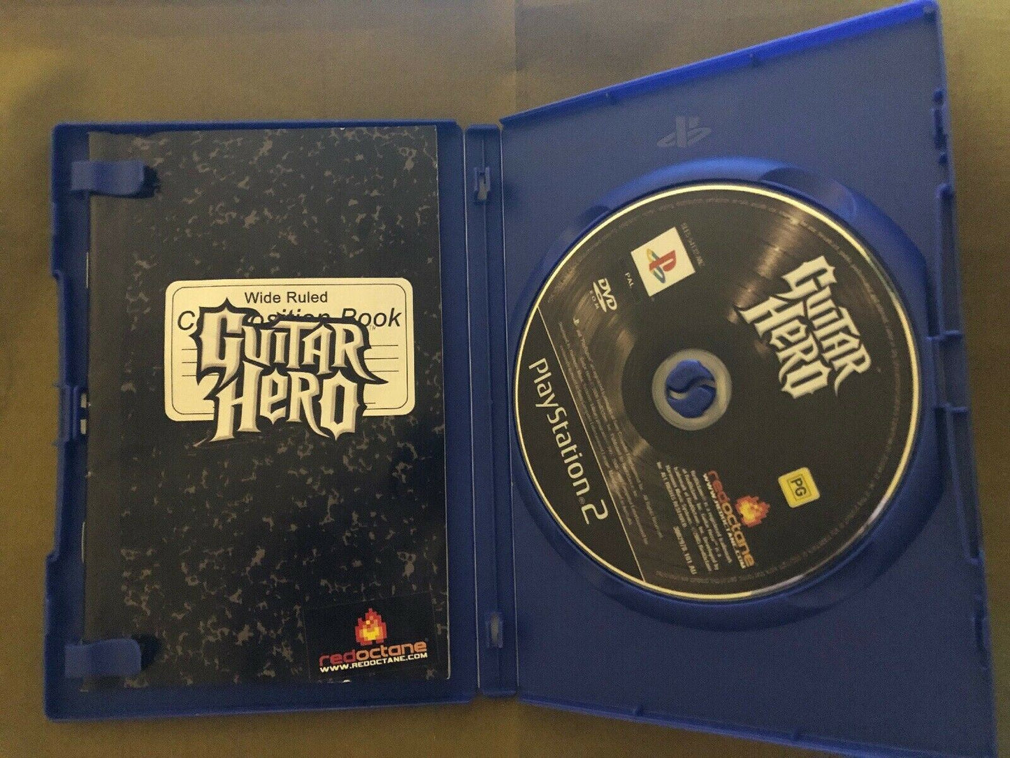 GUITAR HERO Playstation 2 Game Complete PS2 - FREE POSTAGE!!