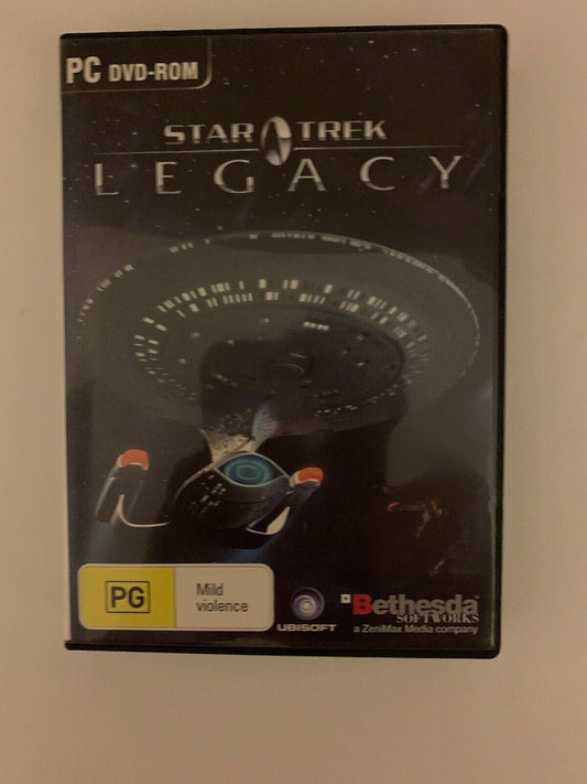 Star Trek Legacy PC CDROM Game With Manual