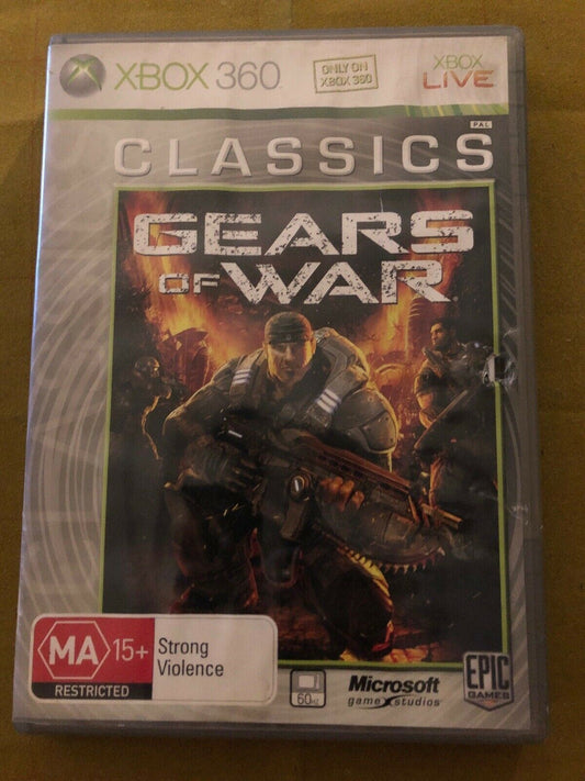 Gears of War - Microsoft XBOX 360 PAL Game with Manual