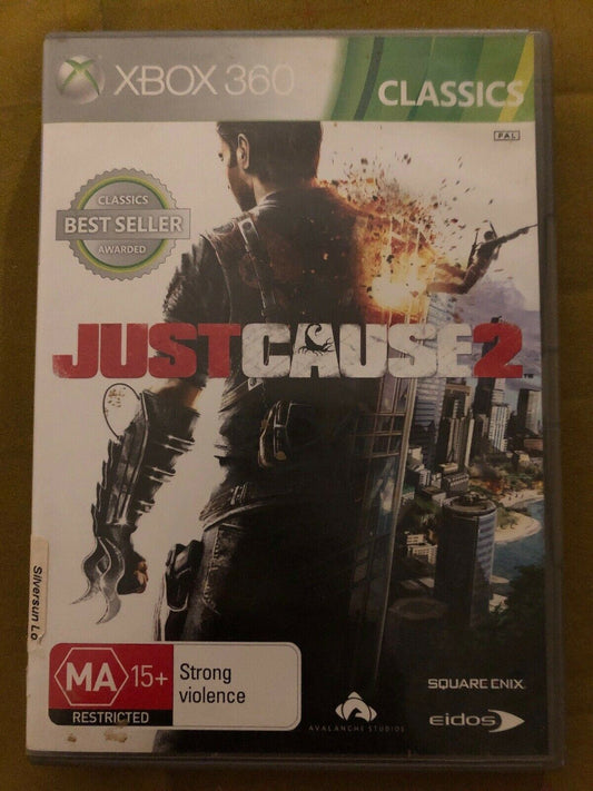 Just Cause 2 - Microsoft Xbox 360 PAL Game with Manual