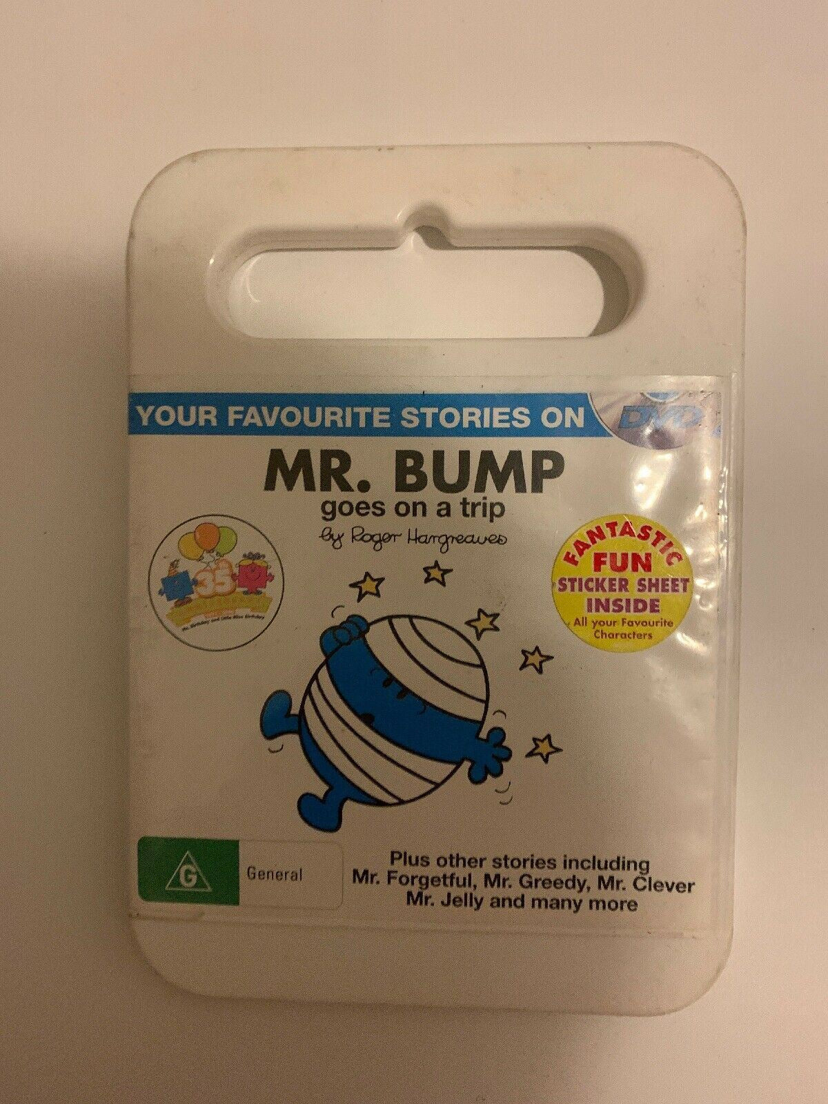 MR. BUMP GOES ON A TRIP by Roger Hargreaves DVD ***MR. MEN/LITTLE MISS*** 12 eps