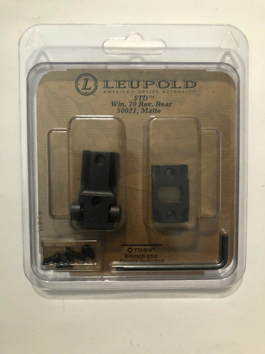 LEUPOLD 2 PIECE BASES STD WIN 70 RVR MATTE Rear 50021 - LE50021