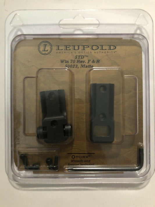 LEUPOLD 2 PIECE BASES STD WIN 70 REV. F & R MATTE 50023 - LE50023