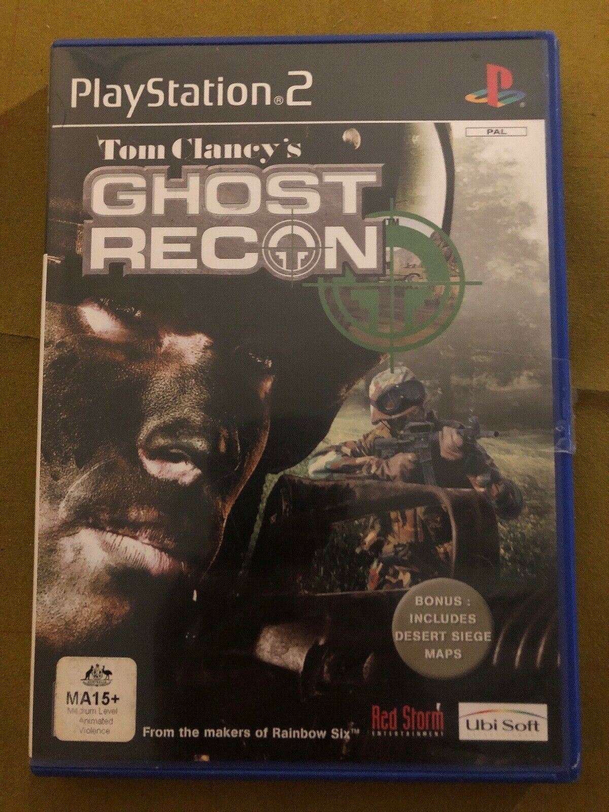 Tom Clancy's Ghost Recon - PS2 PlayStation 2 Shooter Ubisoft PAL Game