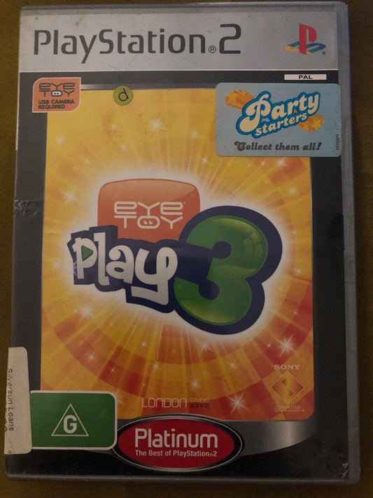 Eye Toy: Play 3 - Sony Playstation 2 PS2 PAL Over 50 Games